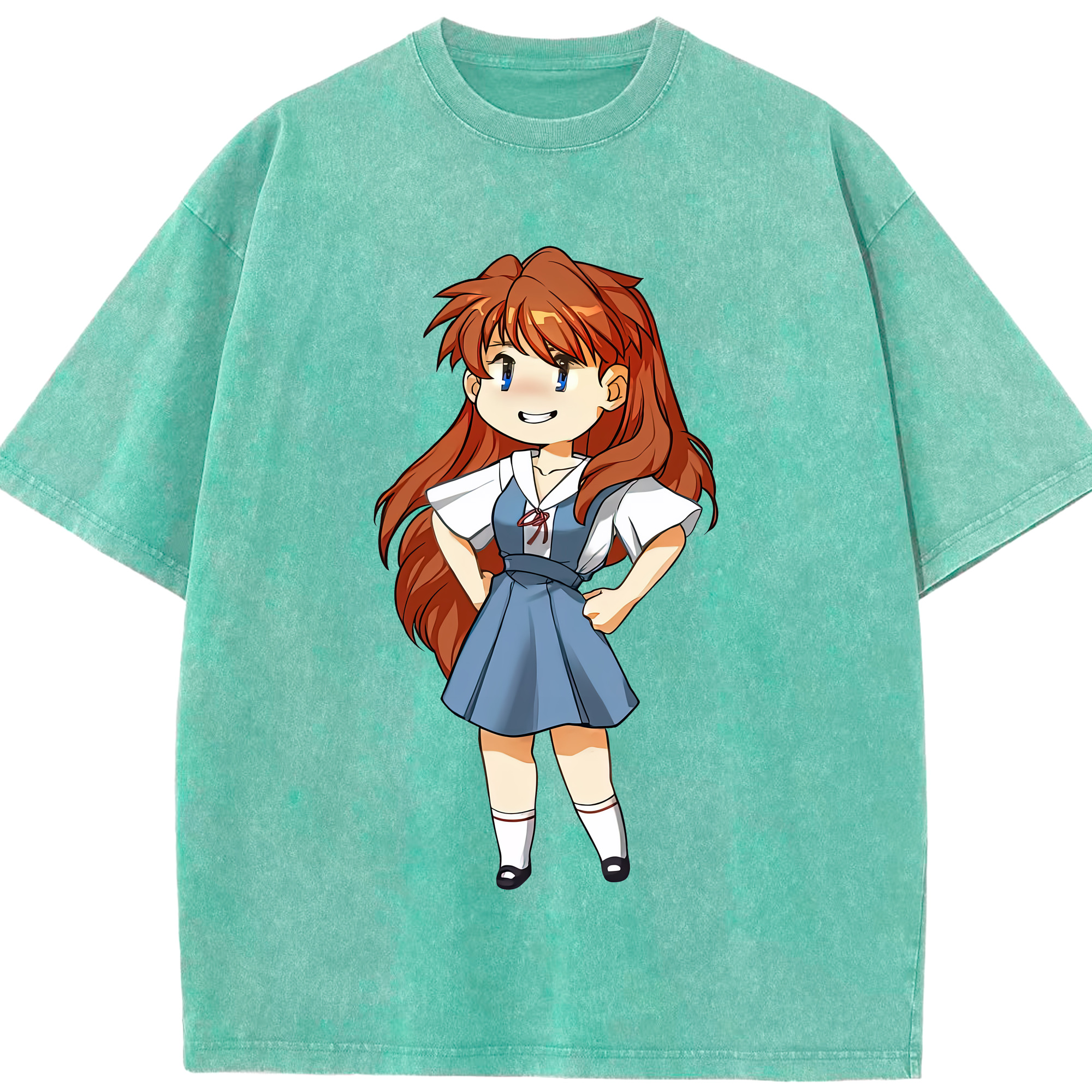 （画像用） EVA 新世紀エヴァンゲリオン 綿100% ヴィンテージ風 半袖Tシャツ（フロントプリント）